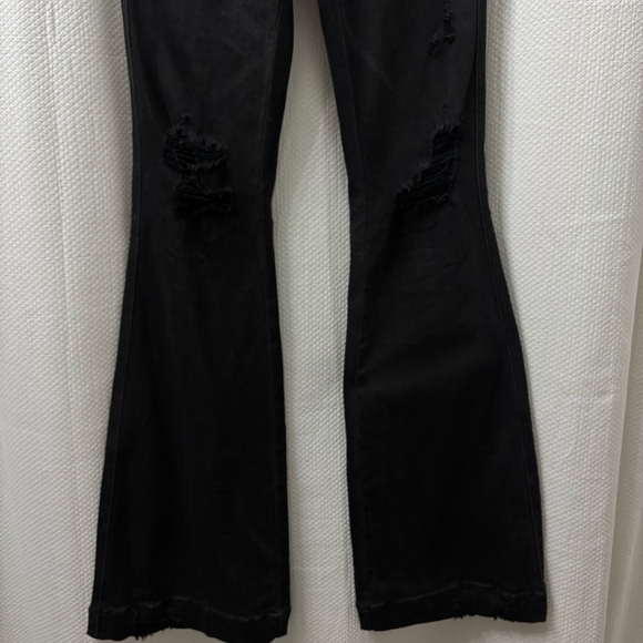 Judy Blue Black High Rise Stretch Flare jeans size 1/25 - Picture 3 of 10